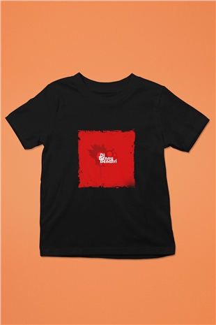 Benny Benassi Baskılı Unisex Siyah Çocuk Tişört
