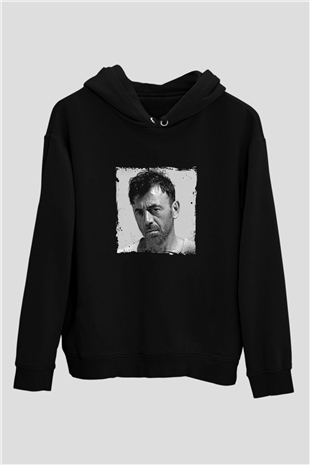 Benny Benassi Baskılı Unisex Siyah Hoodie