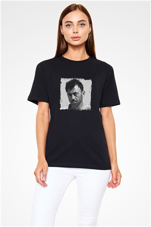 Benny Benassi Baskılı Unisex Siyah Tişört