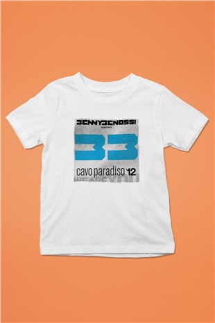 Benny Benassi Beyaz Unisex Çocuk Tişört