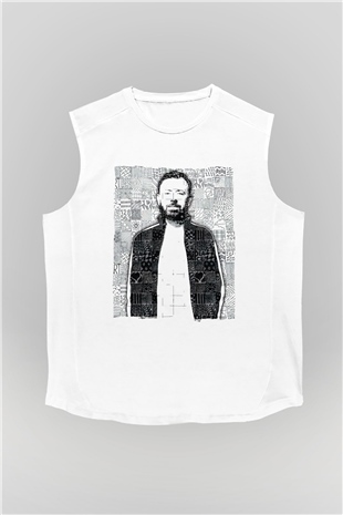 Benny Benassi Beyaz Unisex Kolsuz Tişört