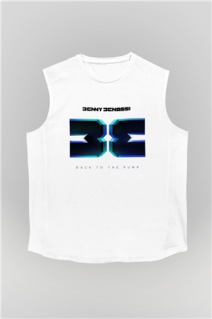 Benny Benassi Beyaz Unisex Kolsuz Tişört