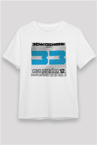 Benny Benassi Beyaz Unisex Tişört T-Shirt - TişörtFabrikası