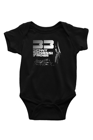 Benny Benassi Siyah Bebek Body - Zıbın