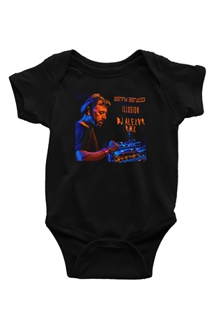 Benny Benassi Siyah Bebek Body - Zıbın