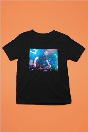 Benny Benassi Siyah Unisex Çocuk Tişört
