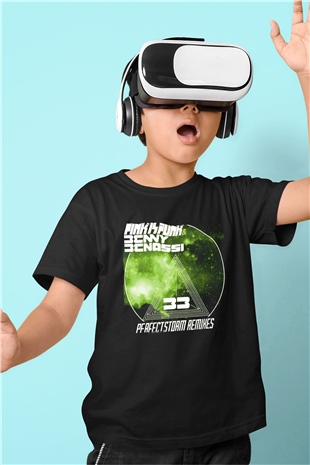 Benny Benassi Siyah Unisex Çocuk Tişört