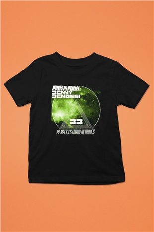 Benny Benassi Siyah Unisex Çocuk Tişört