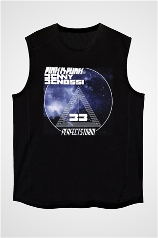 Benny Benassi Siyah Unisex Kolsuz Tişört