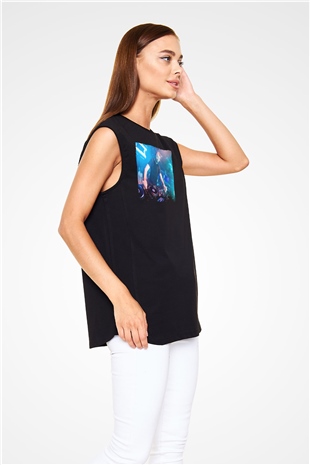 Benny Benassi Siyah Unisex Kolsuz Tişört