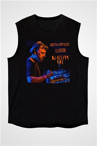 Benny Benassi Siyah Unisex Kolsuz Tişört