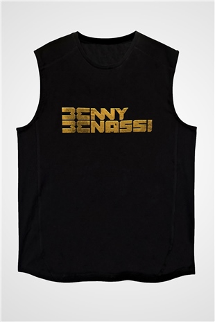 Benny Benassi Siyah Unisex Kolsuz Tişört