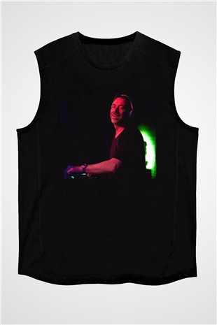 Benny Benassi Siyah Unisex Kolsuz Tişört