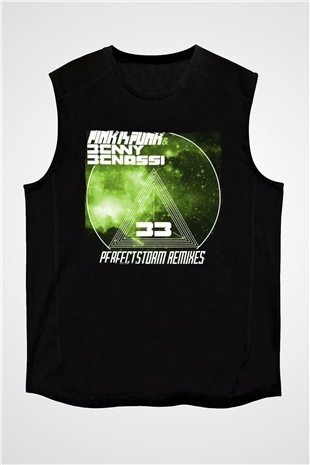 Benny Benassi Siyah Unisex Kolsuz Tişört
