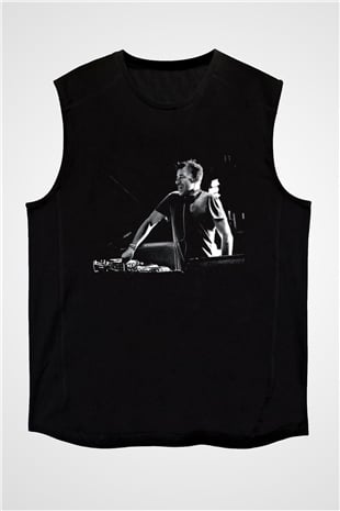Benny Benassi Siyah Unisex Kolsuz Tişört