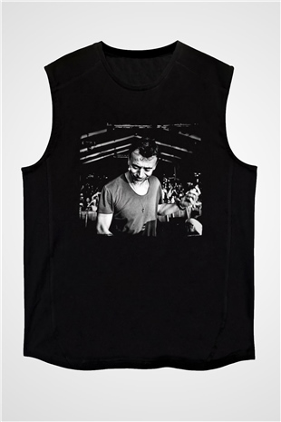 Benny Benassi Siyah Unisex Kolsuz Tişört