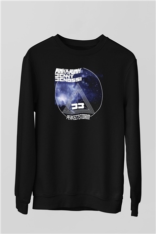Benny Benassi Siyah Unisex Sweatshirt