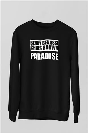 Benny Benassi Siyah Unisex Sweatshirt