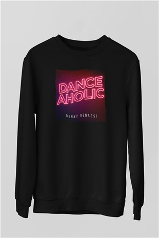 Benny Benassi Siyah Unisex Sweatshirt