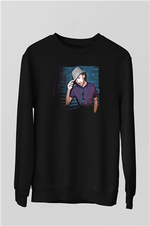Benny Benassi Siyah Unisex Sweatshirt