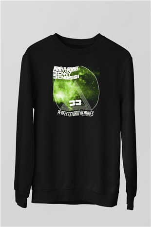 Benny Benassi Siyah Unisex Sweatshirt