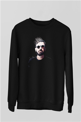 Benny Benassi Siyah Unisex Sweatshirt