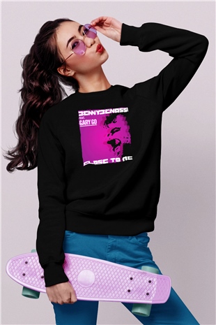 Benny Benassi Siyah Unisex Sweatshirt