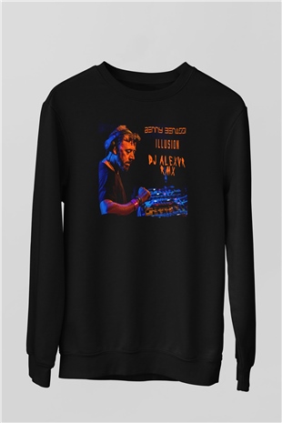 Benny Benassi Siyah Unisex Sweatshirt