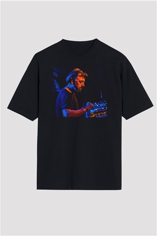 Benny Benassi Siyah Oversize Tişört Oversize T-shirt - TişörtFabrikası