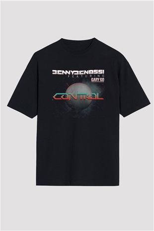 Benny Benassi Siyah Oversize Tişört Oversize T-shirt - TişörtFabrikası