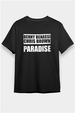 Benny Benassi Siyah Unisex Tişört T-Shirt - TişörtFabrikası