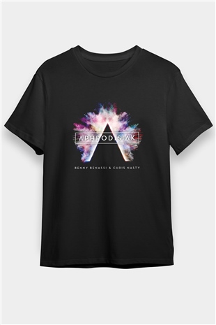 Benny Benassi Siyah Unisex Tişört T-Shirt - TişörtFabrikası