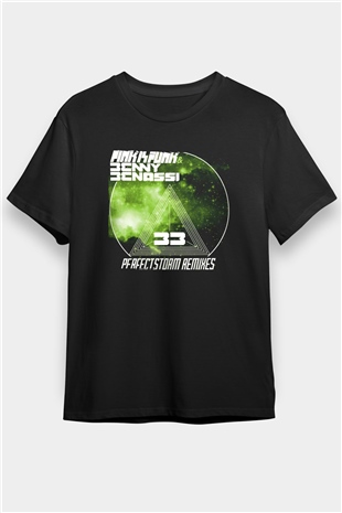 Benny Benassi Siyah Unisex Tişört T-Shirt - TişörtFabrikası