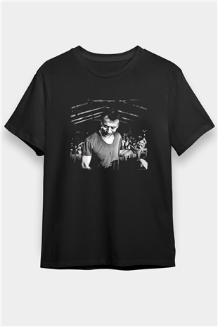 Benny Benassi Siyah Unisex Tişört T-Shirt - TişörtFabrikası