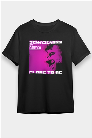 Benny Benassi Siyah Unisex Tişört T-Shirt - TişörtFabrikası