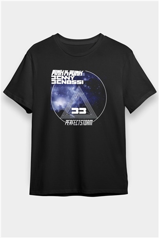 Benny Benassi Siyah Unisex Tişört T-Shirt - TişörtFabrikası