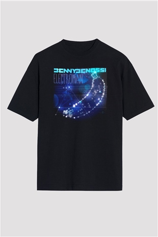 Benny Benassi Siyah Oversize Tişört Oversize T-shirt - TişörtFabrikası