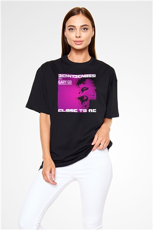 Benny Benassi Siyah Oversize Tişört Oversize T-shirt - TişörtFabrikası