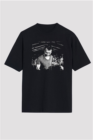 Benny Benassi Siyah Oversize Tişört Oversize T-shirt - TişörtFabrikası