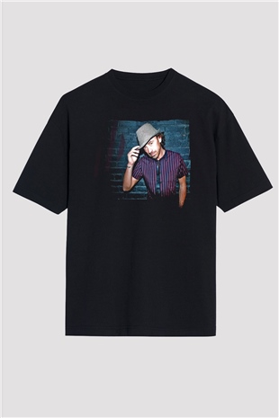 Benny Benassi Siyah Oversize Tişört Oversize T-shirt - TişörtFabrikası