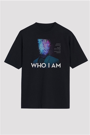 Benny Benassi Siyah Oversize Tişört Oversize T-shirt - TişörtFabrikası