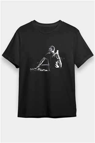 Benny Benassi Siyah Unisex Tişört T-Shirt - TişörtFabrikası