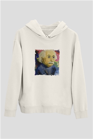 Benny BenassiBaskılı Beyaz Hoodie