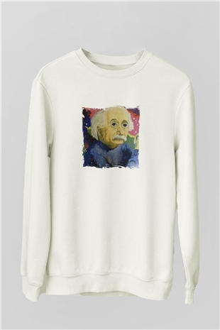 Benny BenassiBaskılı Beyaz Sweatshirt