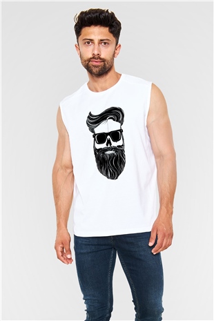 Berber Beyaz Unisex Kolsuz Tişört