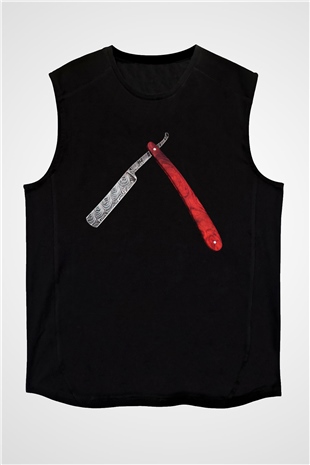 Berber Siyah Unisex Kolsuz Tişört