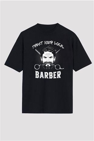 Berber Siyah Oversize Tişört Oversize T-shirt - TişörtFabrikası