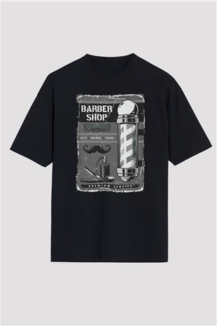 Berber Siyah Oversize Tişört Oversize T-shirt - TişörtFabrikası