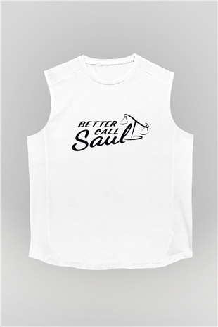 Better Call Saul Beyaz Unisex Kolsuz Tişört