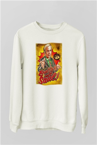 Better Call Saul Beyaz Unisex Sweatshirt
